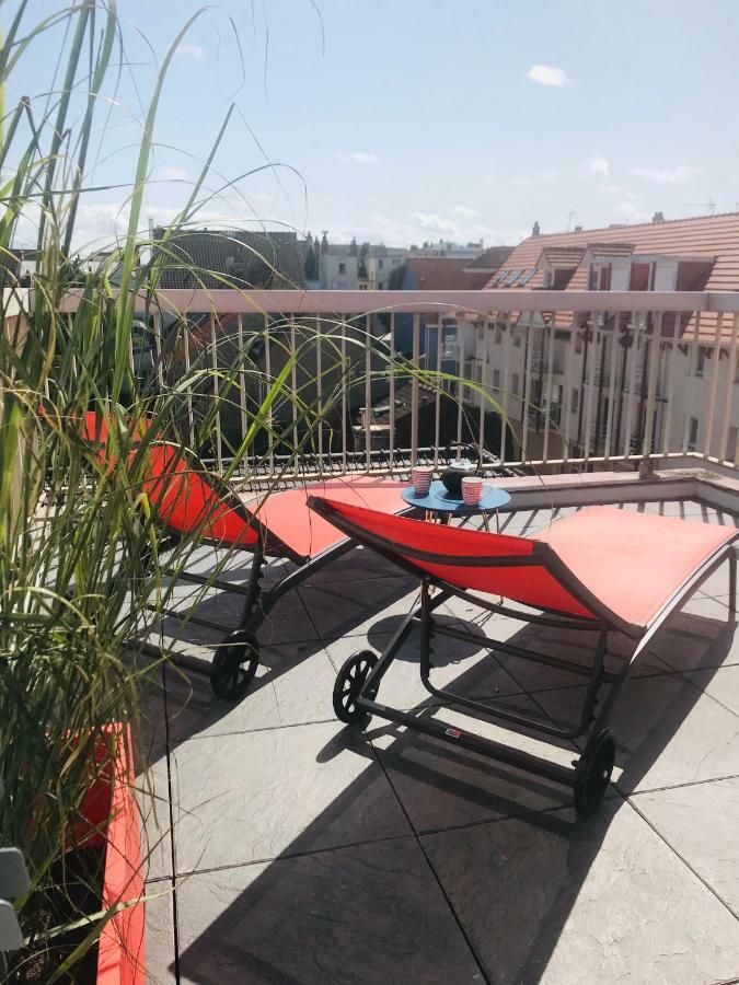 La Terrasse Vue Mer Du 42 Ferber, Plein Sud Wifi Apartman Wimereux Kültér fotó